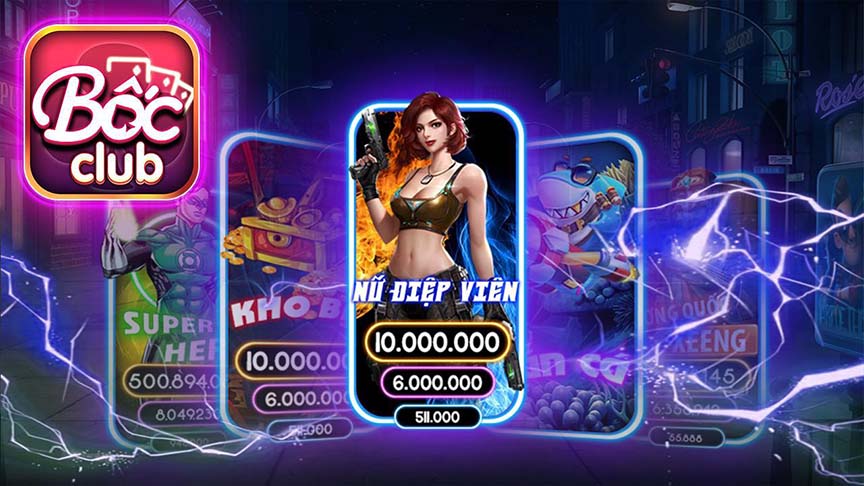 Các trò chơi tại Bốc Club
