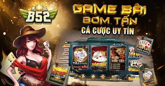 Giao diện game bài đổi thưởng B52 Club