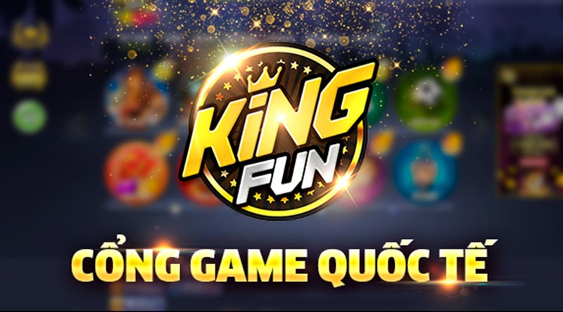 Cổng game KingFun với giao diện chuyên nghiệp