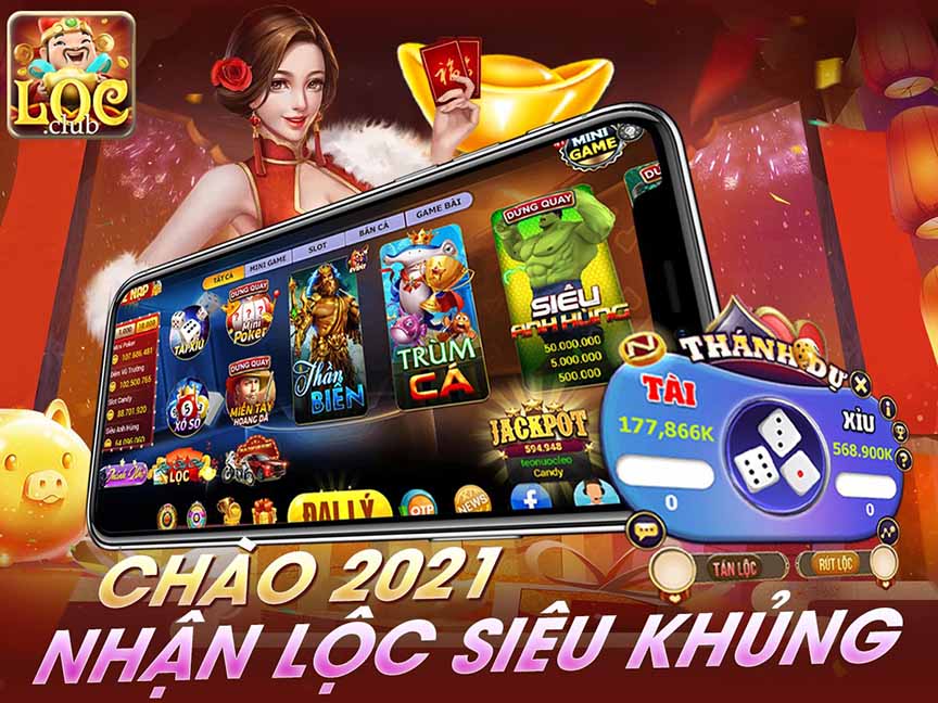 Giao diện Lộc 66 Club với thiết kế đẹp mắt