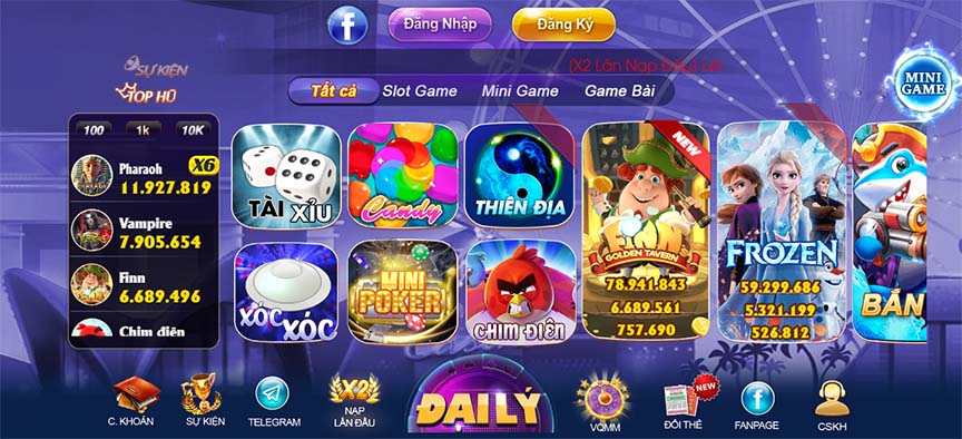 Giao diện SocVIP Club