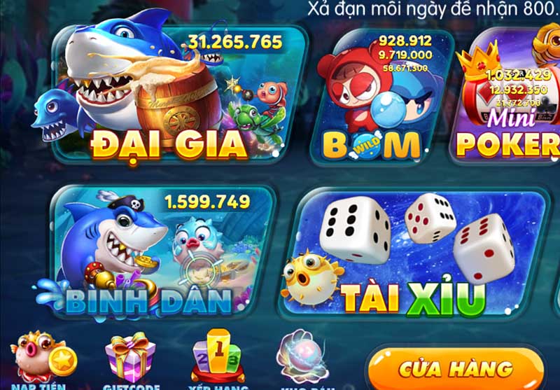 Hình ảnh game Bắn Cá Tài Lộc