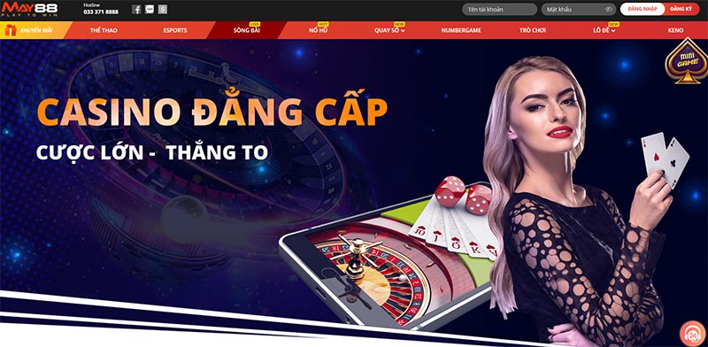 Giao diện nhà cái May88