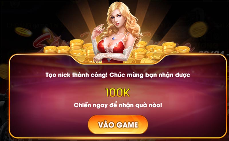 Hình ảnh code Choáng Club 100k