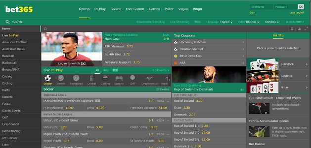 Hướng dẫn nạp rút tiền tại Bet365